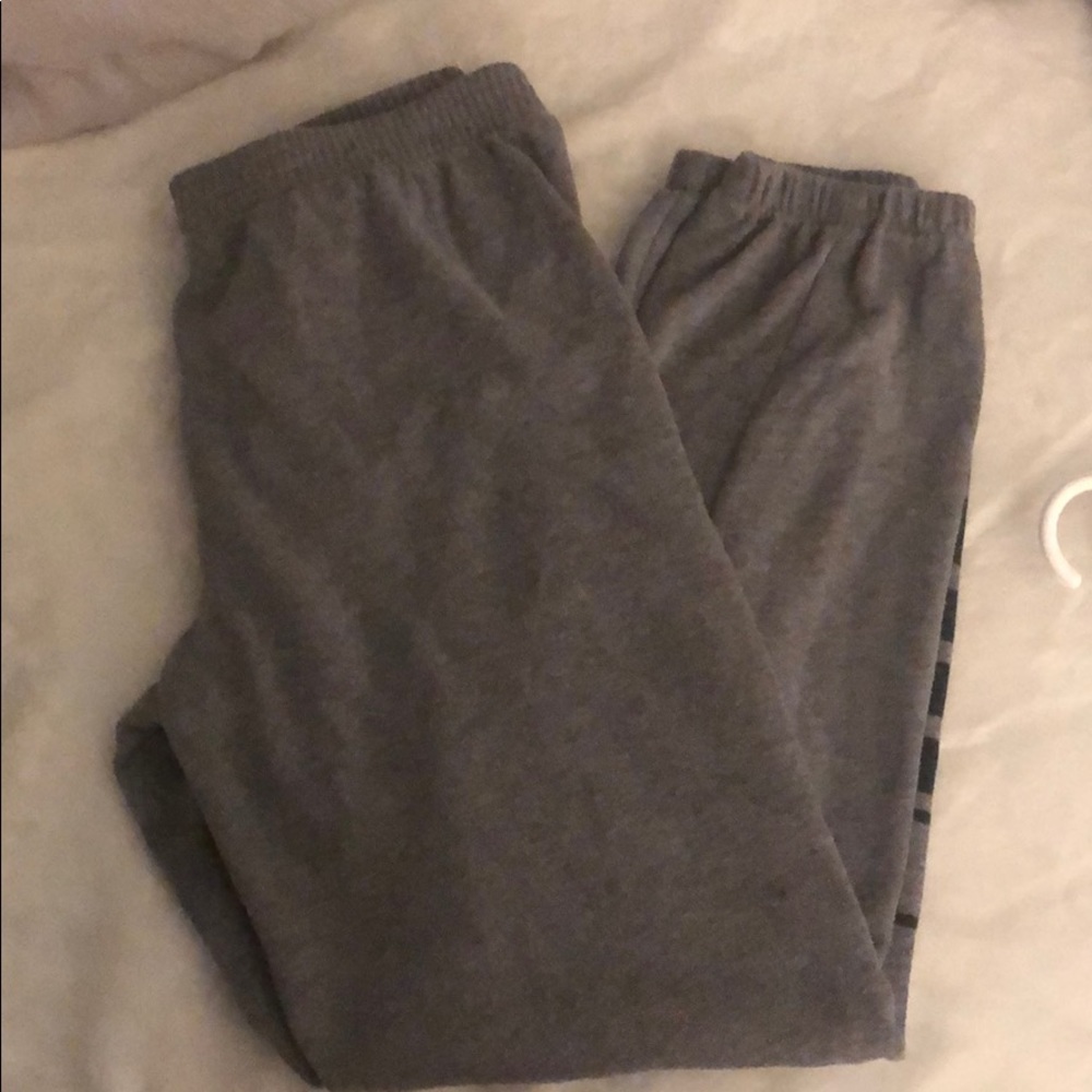 Gray PINK sweatpants